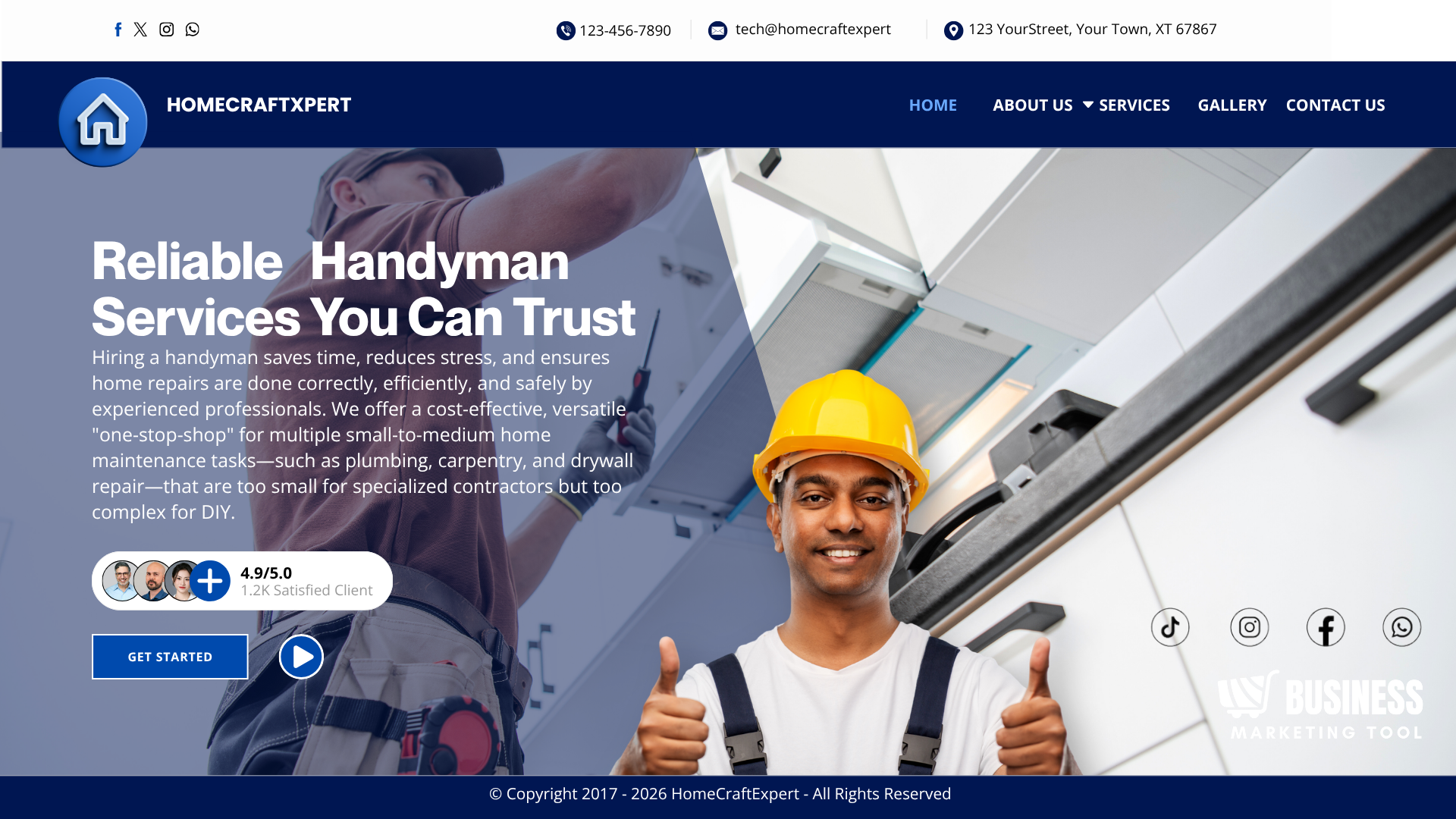 service-Website-example